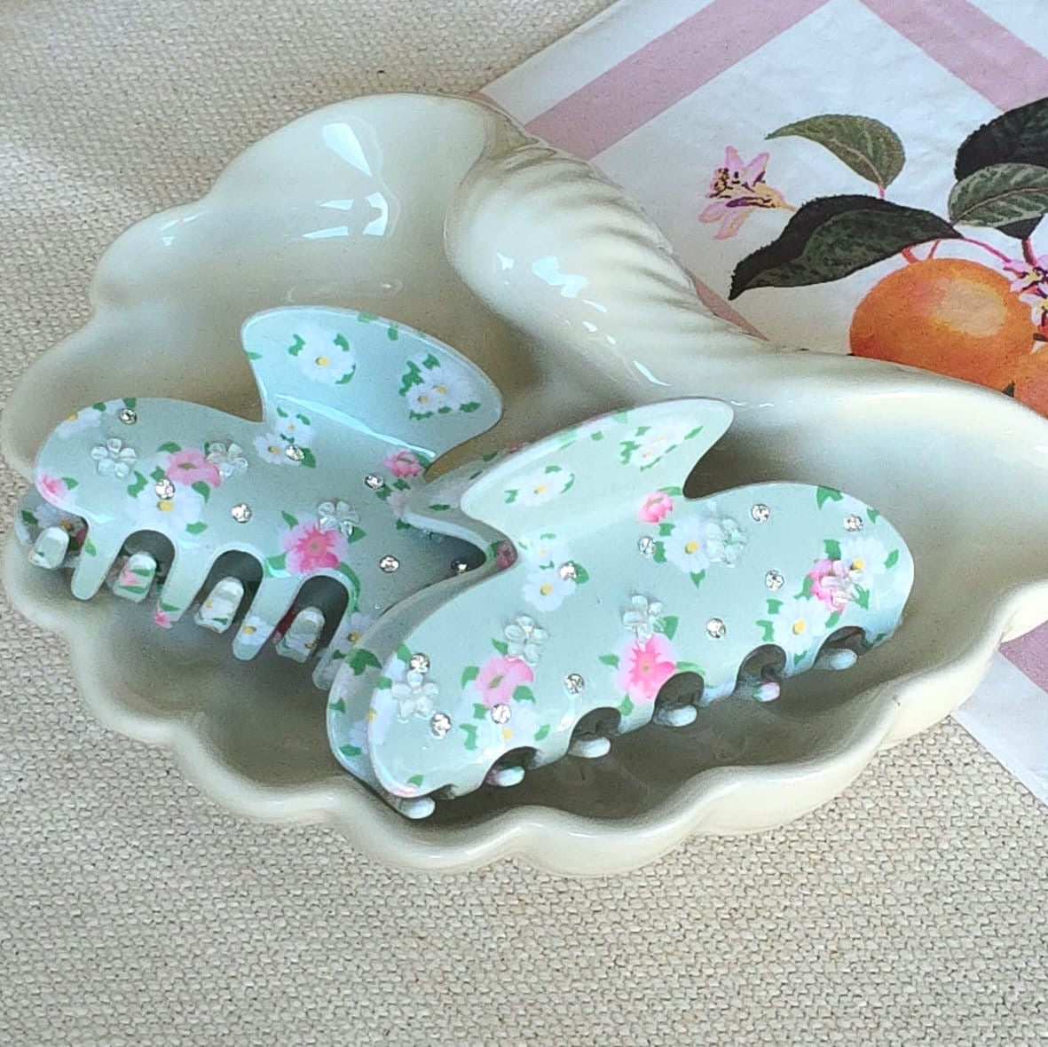 Floral Cutie Claw Clip