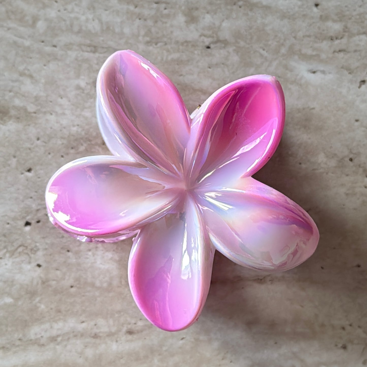 Princess Pink Bloom Claw Clip