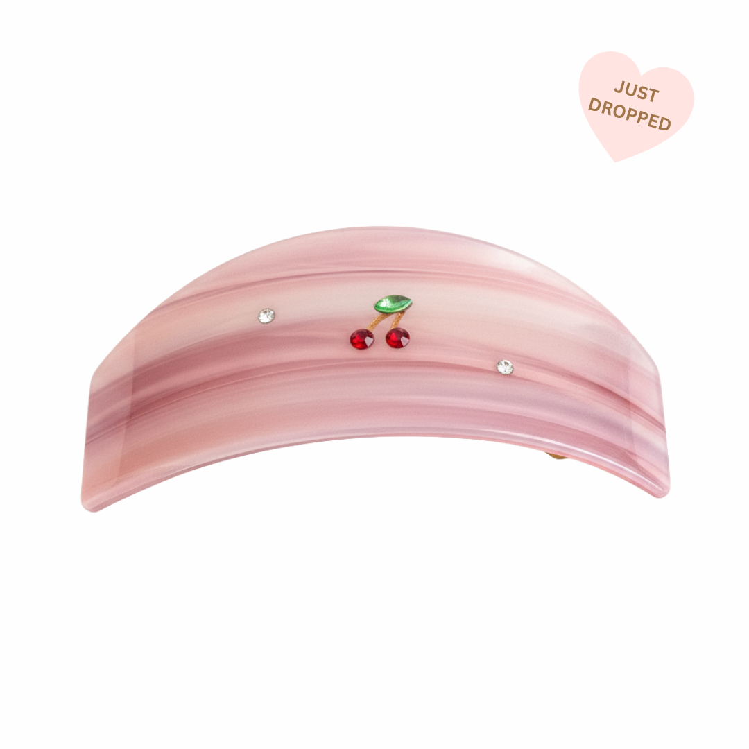 Pink Cherry Barette