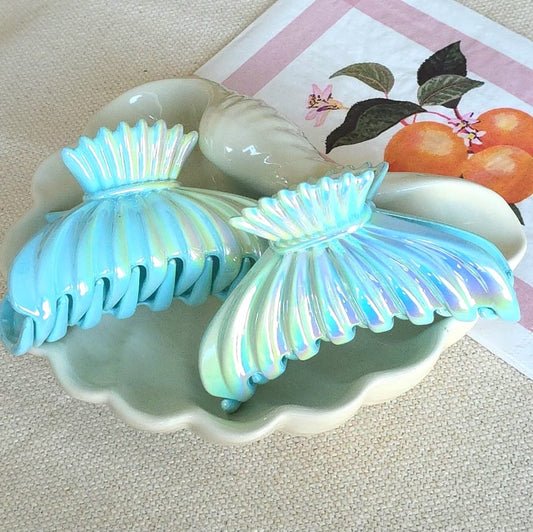 Connie Claw Clip - Blue