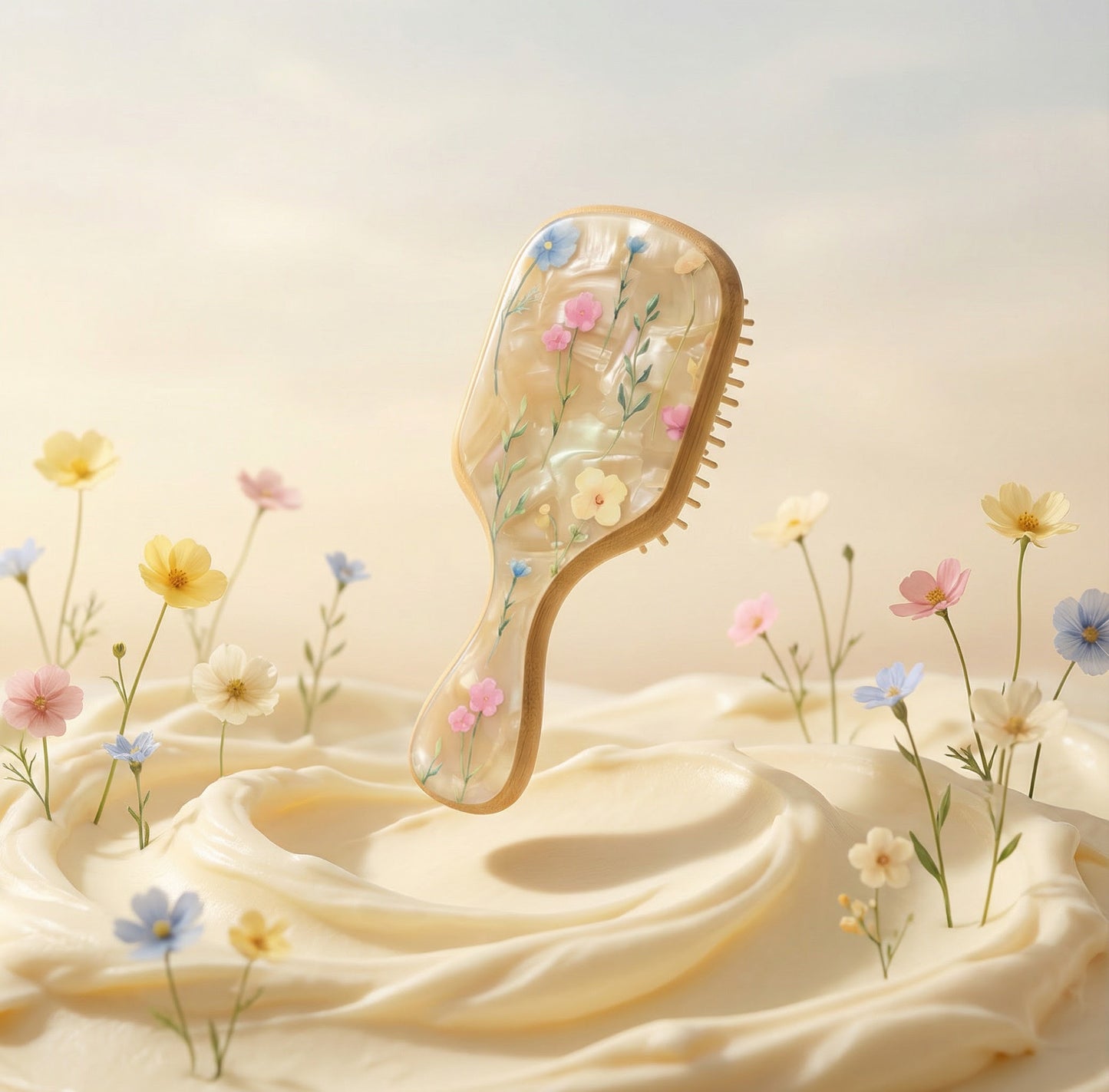 Mini Butter Bloom Hairbrush