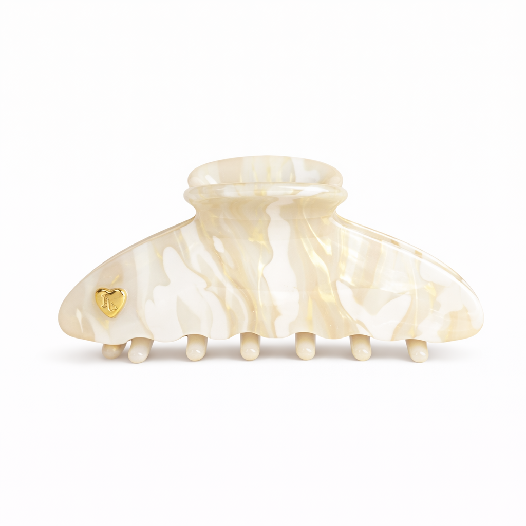 Signature Clip - Frosted Cream