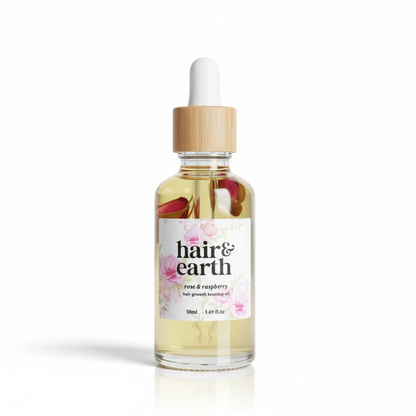 Hair & Earth Rose & Raspberry Hair Growth Oil 50ml