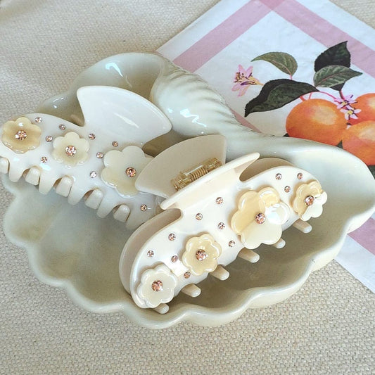 Liana Claw Clip - Buttercream