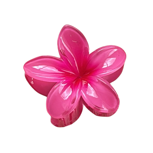 Fuschia Pink Bloom Claw Clip