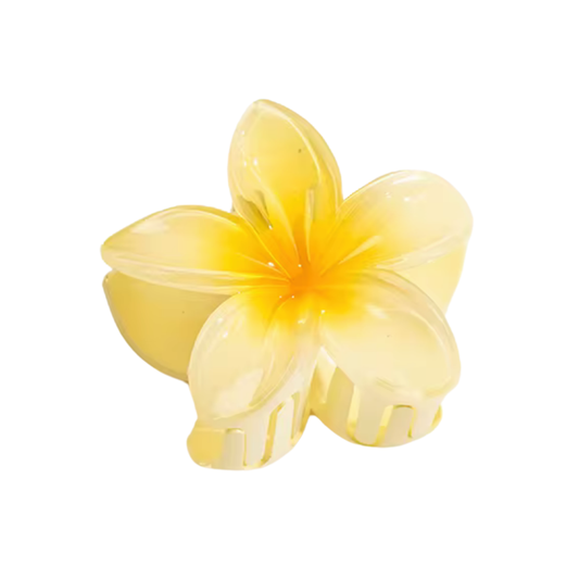 Baby Yellow Bloom Claw Clip